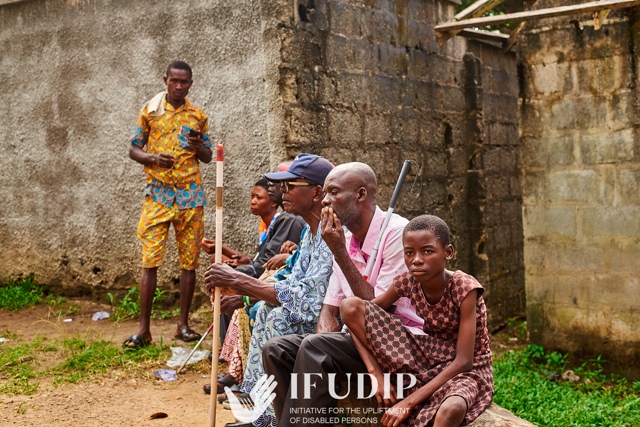 IFUDIP outreach with visually impaired community members